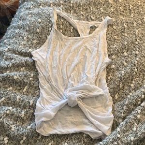 Simple white tank top